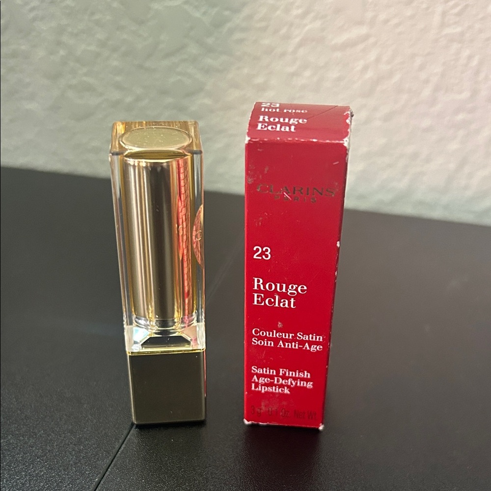 Clarins Rouge Eclat Lipstick - Bold Red